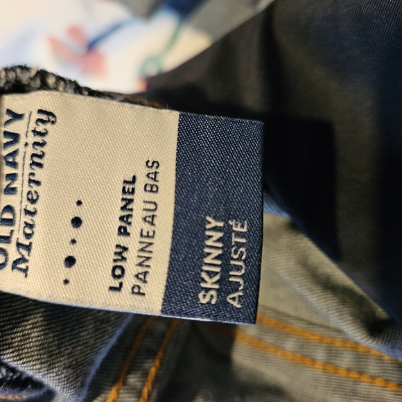 Old Navy Maternity Jeans Sz 8R Low Panel Skinny - Picture 5 of 6